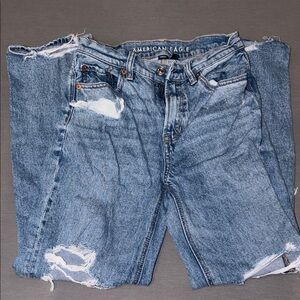 American Eagle Outfitters Distressed Blue Jeans